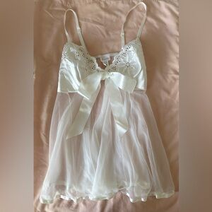 VINTAGE Frederick's of Hollywood Lace Babydoll Top